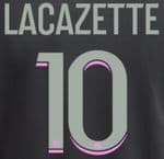 2022-23 Olympique Lyonnais**Lyon**LACAZETTE#10 Third Shirt Official Player Issue Name Number Set