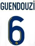 2022-23 Olympique Marseille GUENDOUZI#6 Home Shirt Official Player Issue Size Name Number Set