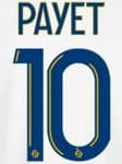 2022-23 Olympique Marseille PAYET#10 Home Shirt Official Player Issue Size Name Number Set