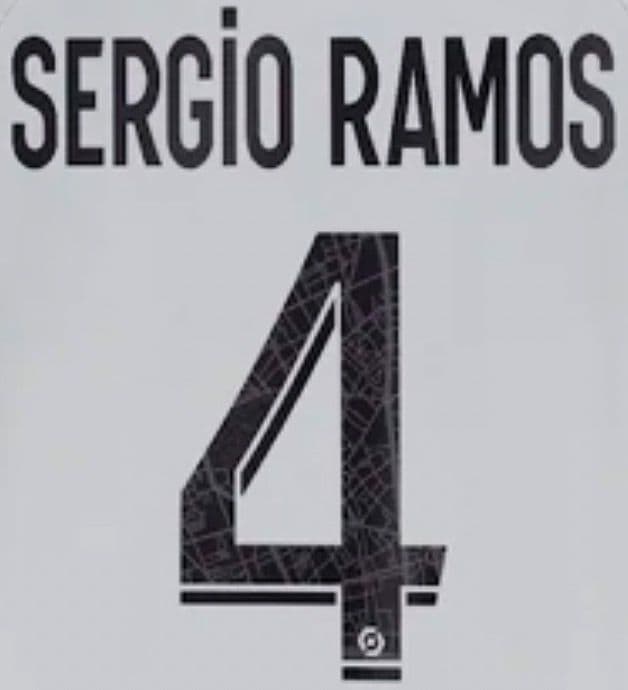 Türkiye 202122 PSG Away Jersey NO.4 SERGIO RAMOS Sportswear