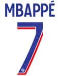 2022-23 PSG Paris LIGUE 1 Third Shirt MBAPPE#7 Official Player Issue Size Name Number Set