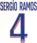 2022-23 PSG Paris LIGUE 1 Third Shirt SERGIO RAMOS#4 Official Player Issue Size Name Number Set