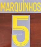2022-23 PSG Paris MARQUINHOS#5 Jordan X Fourth Shirt Official Player Issue Size Name Number Set