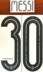 2022-23 PSG**Paris St Germain**UCL Away Shirt MESSI#30 Official Player Issue Name Number Set
