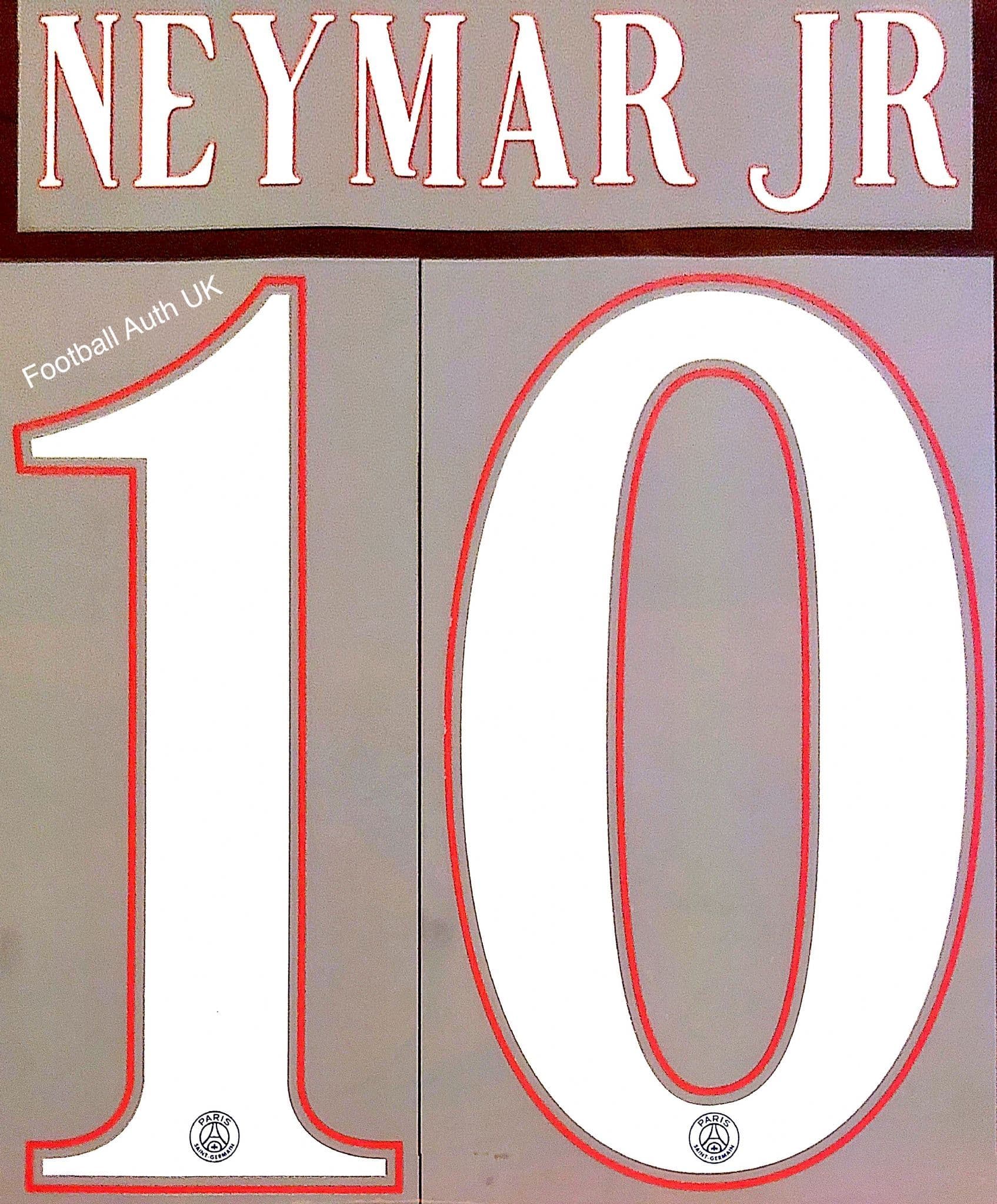 Flocage Ligue 1 - Psg Paris Saint-Germain Home - Neymar Jr #10 Flocage Ligue 1 - Psg Paris Saint-Germain Home - Neymar Jr #10