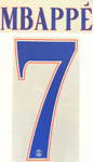 2022-23 PSG**Paris St Germain**UCL Third Shirt MBAPPE#7 Official Player Issue Size Name Number Set
