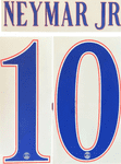2022-23 PSG**Paris St Germain**UCL Third Shirt NEYMAR JR#10 Official Player Issue Name Number Set