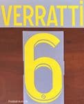 2022-23 PSG Paris VERRATTI#6 Jordan X Fourth Shirt Official Player Issue Size Name Number Set
