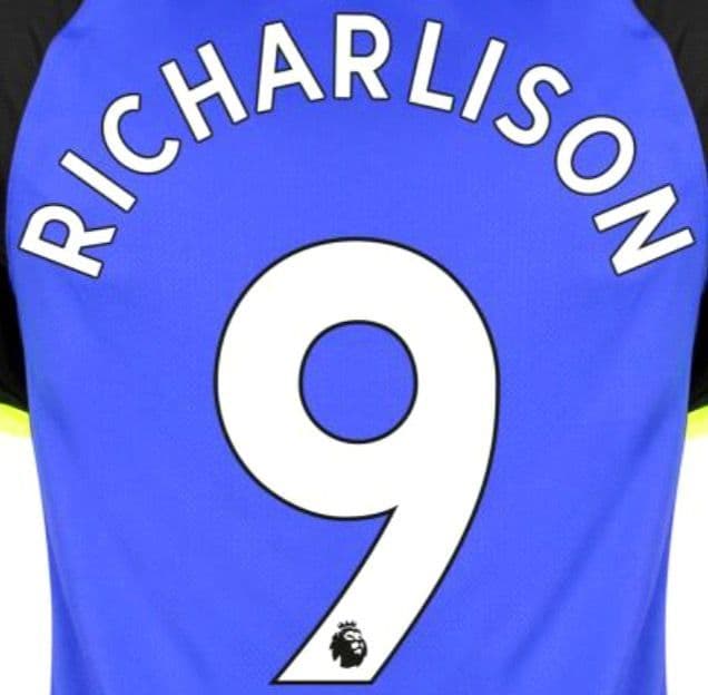 2022-23 Tottenham Hotspur Away Shirt RICHARLISON 9 Official Player ...