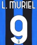 2022-24 Atalanta Home Shirt L.MURIEL#9 Official Player Issue Size Name Number Set