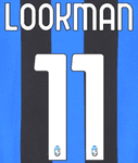 2022-25 Atalanta Home Shirt LOOKMAN#11 Official Player Issue Size Name Number Set
