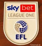 2022-26 Sky Bet EFL League One Official Player Issue Size Football Soccer Badge Patch