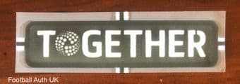 2022-27 EFL Against Racism***TOGETHER***Official Player Issue Size Football Soccer Badge Patch
