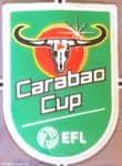 2022-27 English**EFL Carabao Cup**Official Player Issue Size Football Soccer Badge Patch