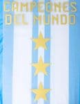 2022 Argentina**CAMPEONES DEL MUNDO 3 STAR**Official Adidas Football Name Number Set