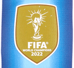 2022 Argentina**WORLD CUP CHAMPIONS**Official Player Issue Size Football Soccer Badge Patch.