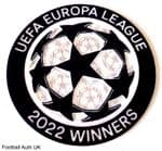 2022 Eintracht Frankfurt EUROPA LEAGUE CHAMPIONS Official Player Issue Size Football Badge Patch