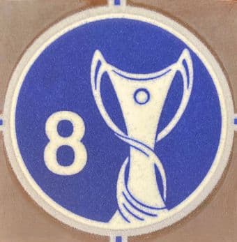 2022 Lyon**UWCL CHAMPIONS BOH 8**Official Player Issue Size Football Soccer Badge Patch