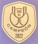 2022 Real Betis**Copa Del Rey Champions**Official Player Issue Size Football Badge Patch