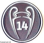 2022 Real Madrid UCL BOH#14 Champions Official Player Issue Size Football Soccer Badge Patch