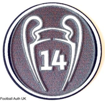 2022 Real Madrid UCL BOH#14 Champions Official Player Issue Size Football Soccer Badge Patch