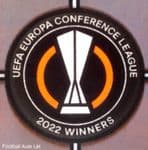 2022 Roma Europa Conference League Champions Official Player Issue Size Football Soccer Badge Patch