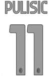 2023-24 AC Milan Away Shirt PULISIC#11 Official Player Issue Size Name Number Set