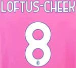 2023-24 AC Milan Third Shirt LOFTUS-CHEEK#8 Official Player Issue Size Name Number Set