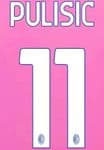 2023-24 AC Milan Third Shirt PULISIC#11 Official Player Issue Size Name Number Set
