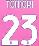 2023-24 AC Milan Third Shirt TOMORI#23 Official Player Issue Size Name Number Set