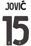 2023-24 AC Milan**X PLEASURES**Fourth Shirt JOVIC#15 Official Player Issue Size Name Number Set