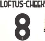 2023-24 AC Milan**X PLEASURES**Fourth Shirt LOFTUS-CHEEK#8 Official Player Issue Name Number Set