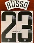 2023-24 Arsenal FA WSL Away Shirt RUSSO#23 Official Player Issue Size Name Number Set