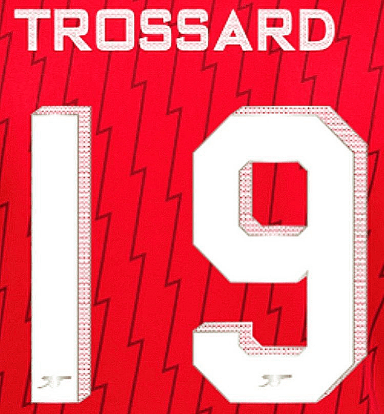 応援グッズ Arsenal 24/25  Kid NO.19 TROSSARD Leandro Trossard Arsenal 24/25 Youth Home Jersey by adidas