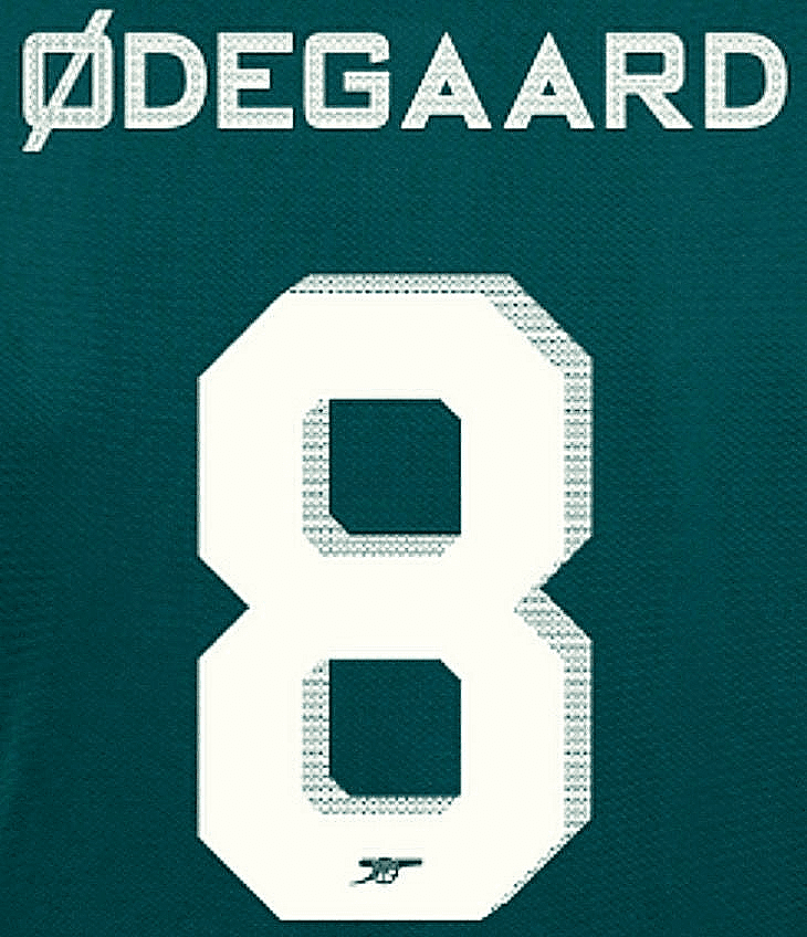 2023-24 Arsenal UCL & FA CUP Third Shirt ODEGAARD 8 Official