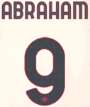 2023-24 AS Roma Away Shirt ABRAHAM#9 Official Player Issue Size Name Number Set