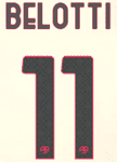 2023-24 AS Roma Away Shirt BELOTTI#11 Official Player Issue Size Name Number Set