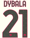 2023-24 AS Roma Away Shirt DYBALA#21 Official Player Issue Size Name Number Set