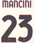 2023-24 AS Roma Away Shirt MANCINI#23 Official Player Issue Size Name Number Set