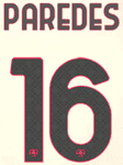 2023-24 AS Roma Away Shirt PAREDES#16 Official Player Issue Size Name Number Set