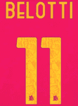 2023-24 AS Roma BELOTTI#11 Home/Third Shirt Official Player Issue Size Name Number Set