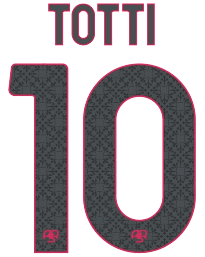 2023-24 AS Roma LEGEND Away Shirt TOTTI 10 Official Player Issue Size ...