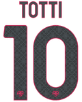 2023-24 AS Roma LEGEND Away Shirt TOTTI#10 Official Player Issue Size Name Number Set