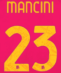 2023-24 AS Roma MANCINI#23 Home/Third Shirt Official Player Issue Size Name Number Set