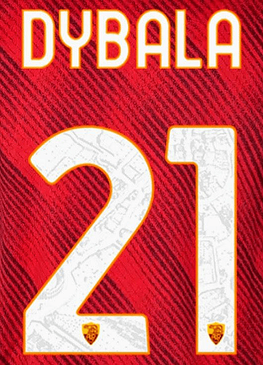 2023-24 AS Roma ORIGINS Fourth Shirt DYBALA 21 Official Player