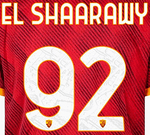 2023-24 AS Roma ORIGINS Fourth Shirt EL SHAARAWY#92 Official Player Issue Size Name Number Set