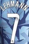 2023-24 Aston Villa FA WSL Home/Third Shirt LEHMANN#7 Official Player Issue Size Name Number Set