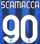 2023-24 Atalanta Home Shirt SCAMACCA#90 Official Player Issue Size Name Number Set