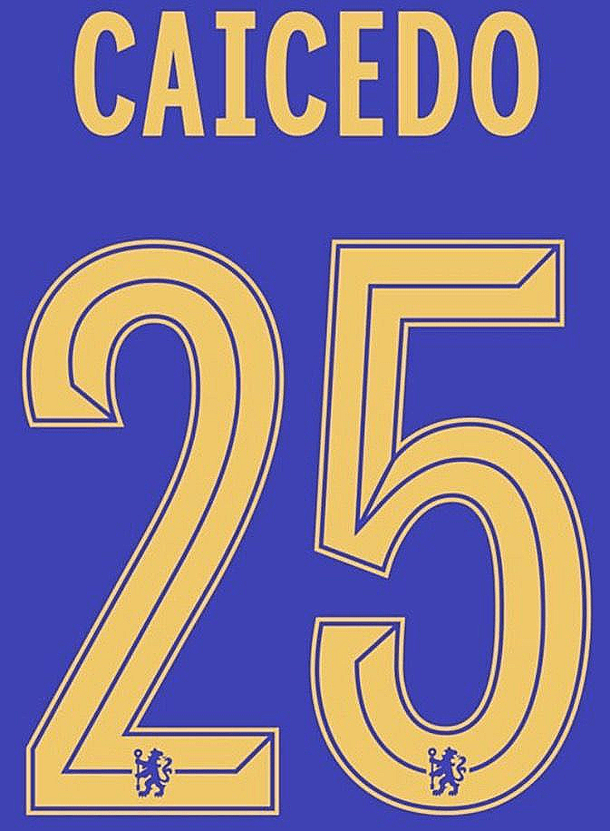 2023-24 Chelsea FA CUP & CARABAO CUP Home Shirt CAICEDO 25