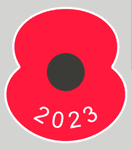 2023-24 English Football RBL POPPY Official Player Issue Size Football Soccer Badge Patch